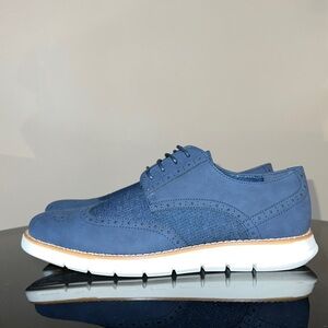 Nautica Men's Blue Wingtip Oxfords SZ 9.5